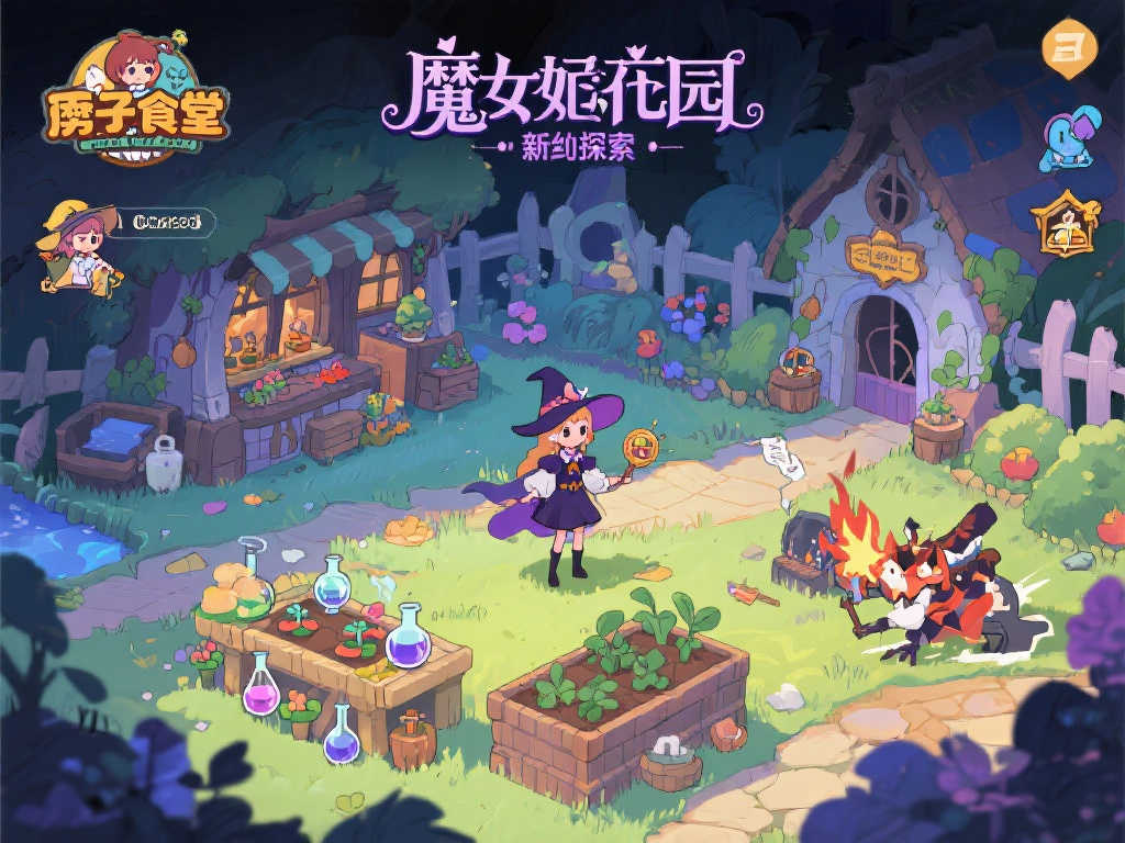 《勇士食堂》团队全新力作《魔女庭园》5月底开启先行测试